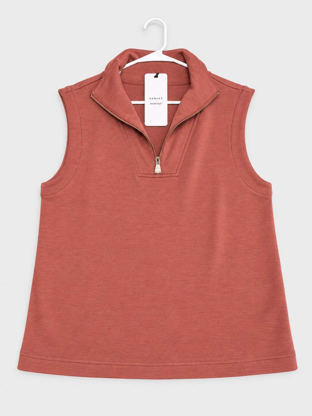 Varley Magnolia Half-Zip Tank 2.0 Canyon Rose — Women’s Large RH-196